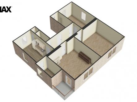 Pronájem bytu, 3+1, 104 m²