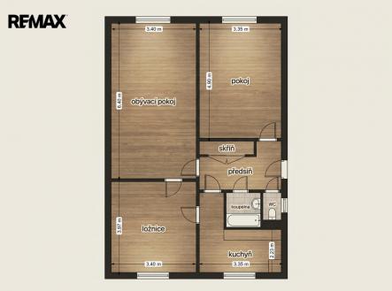 Prodej bytu, 3+1, 73 m²