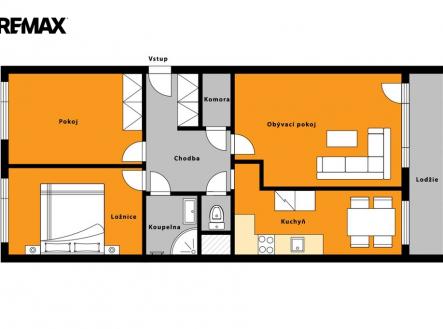Prodej bytu, 3+1, 80 m²