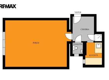 Pronájem bytu, 1+kk, 32 m²