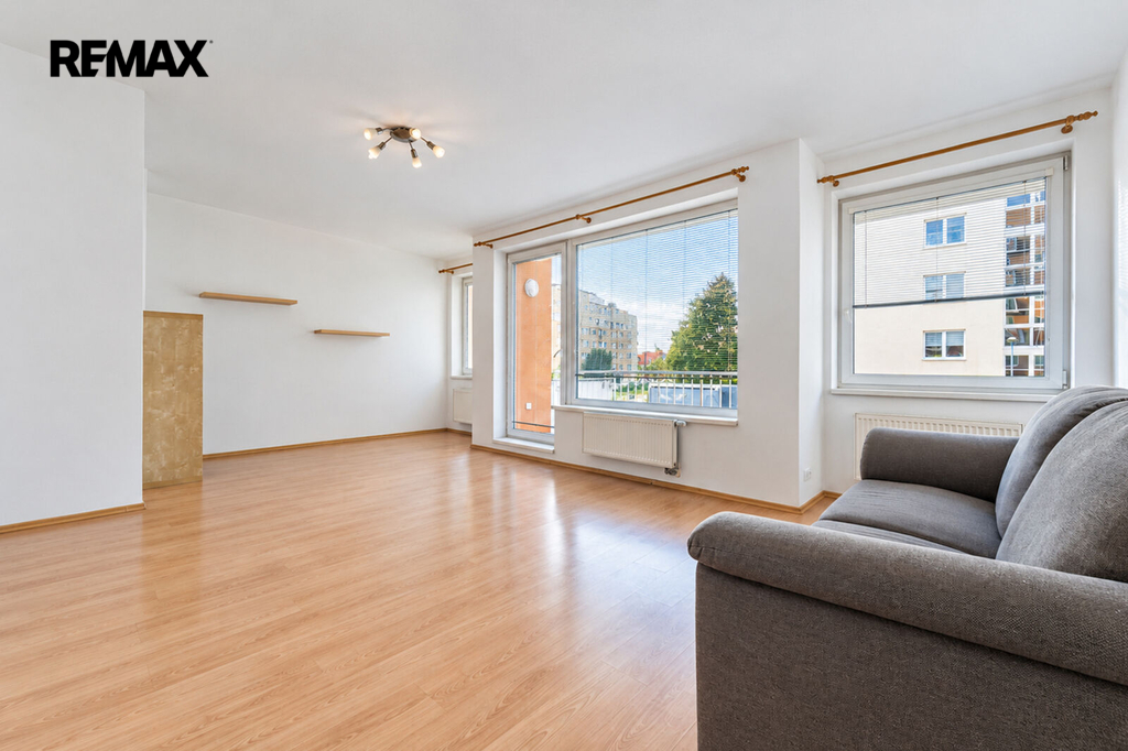 Pronájem byt 1+kk, 44 m2+balkon, Dusíkova, Lesná, Brno