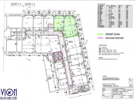 Pronájem kanceláře, 69 m²
