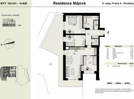 Prodej bytu, 4+kk, 97,9 m²