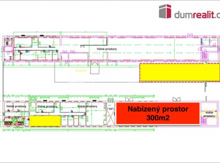 Pronájem - komerční objekt, sklad, 300 m²