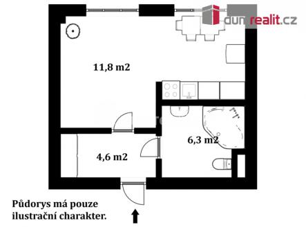 Prodej bytu, 1+kk, 28 m²