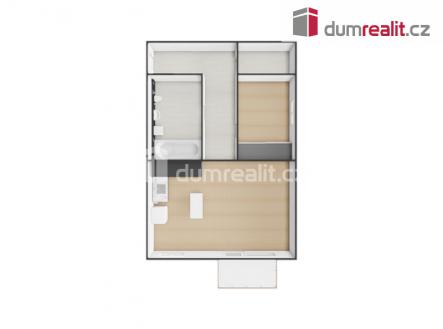 Prodej bytu, 2+kk, 54 m²