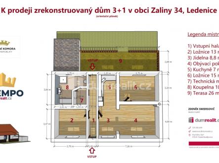 Prodej - dům/vila, 82 m²