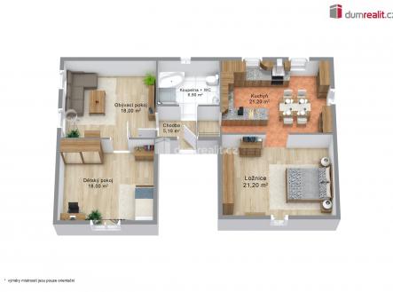 Prodej bytu, 3+1, 89 m²