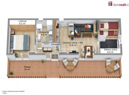 Prodej chaty/rekreačního objektu, 61 m²