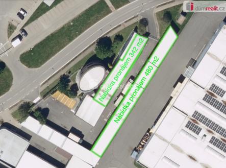 Pronájem výrobní prostor, 822 m²