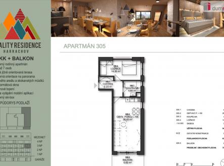 Prodej bytu, 2+kk, 56 m²