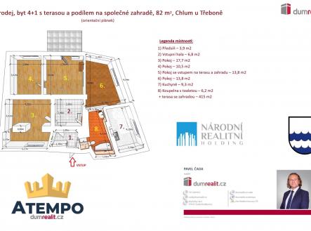 Prodej bytu, 4+1, 82 m²