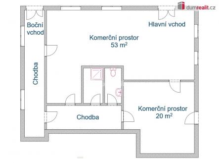 Pronájem skladovací prostor, 73 m²