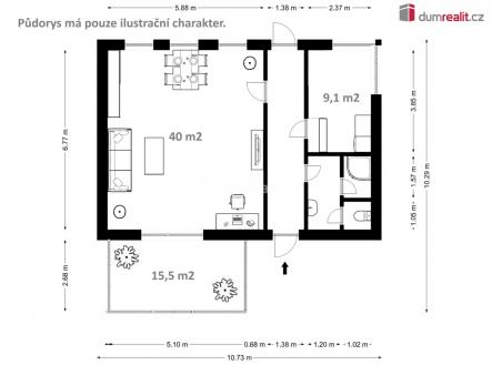 Pronájem komerčního objektu, jiný, 79 m²