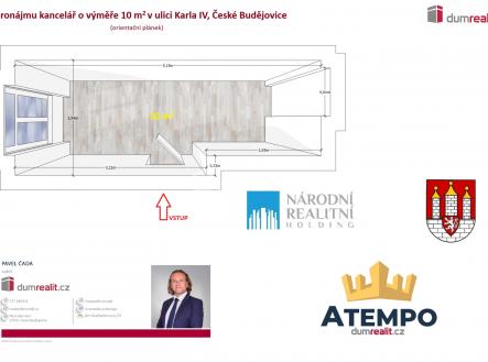 Pronájem kanceláře, 10 m²