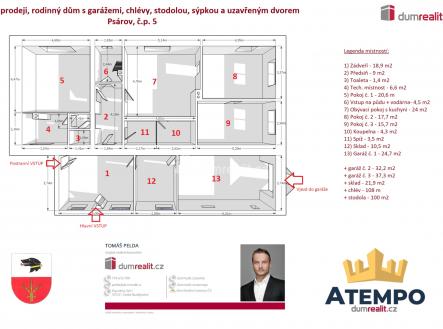Prodej domu/vily, 486 m²