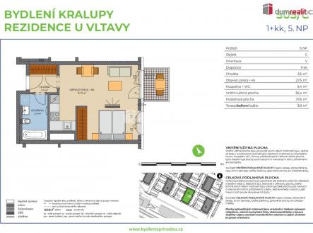 Prodej bytu, 1+kk, 40 m²