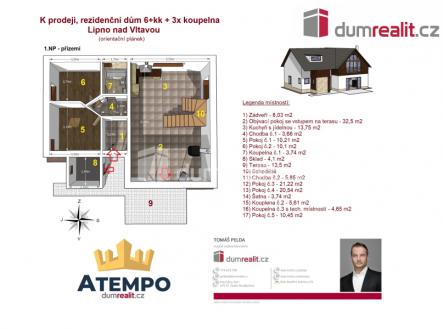 Prodej domu/vily, 167 m²
