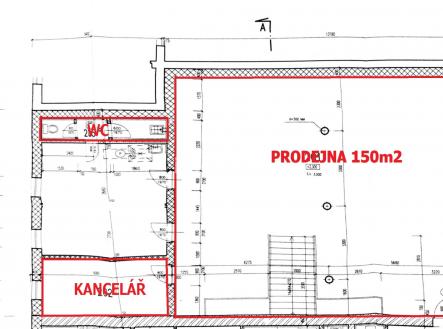 Pronájem obchodní prostor, 1 m²