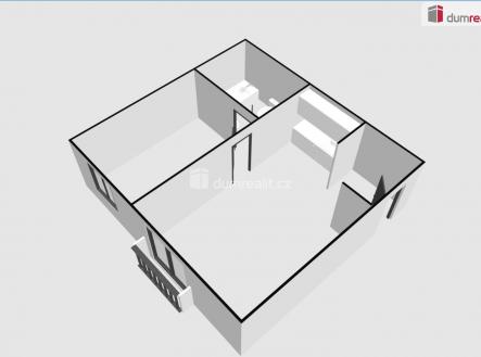 Pronájem bytu, 1+1, 28 m²