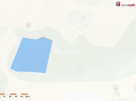 Prodej pozemku, les, 3 301 m²