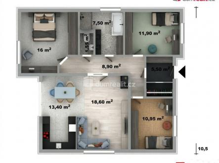 Prodej domu/vily, 115 m²