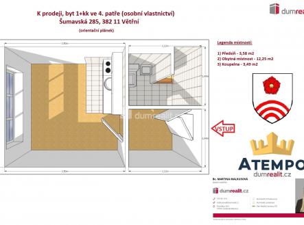 Prodej bytu, 1+kk, 19 m²