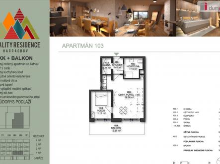 Pronájem bytu, 2+1, 57 m²
