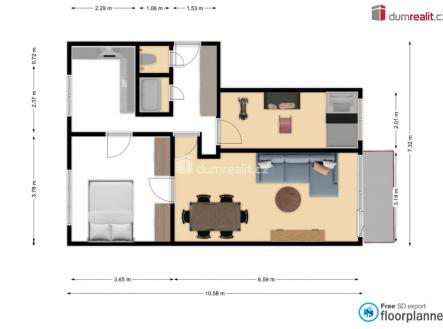 Prodej bytu, 3+1, 68 m²