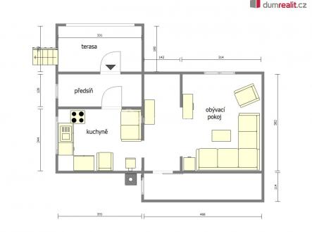 Prodej chaty/rekreačního objektu, 35 m²