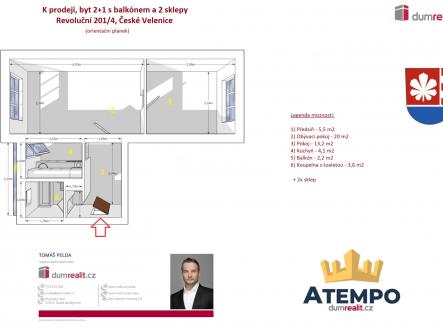Prodej bytu, 2+1, 48 m²