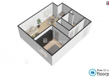 Prodej bytu, 2+kk, 58 m²