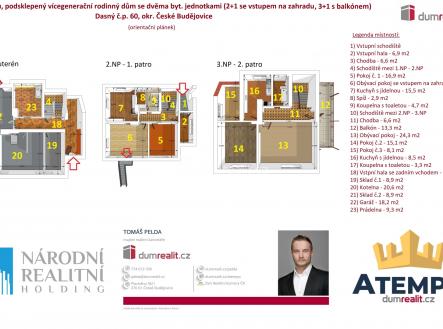 Pronájem domu/vily, 241 m²