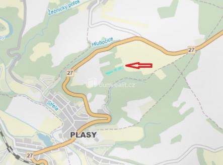 Prodej pozemku, les, 3 528 m²
