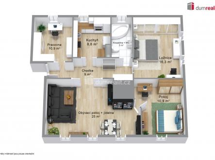 Prodej bytu, 4+1, 94 m²