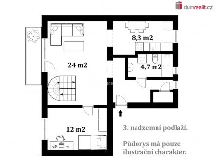Prodej bytu, 5+1, 160 m²