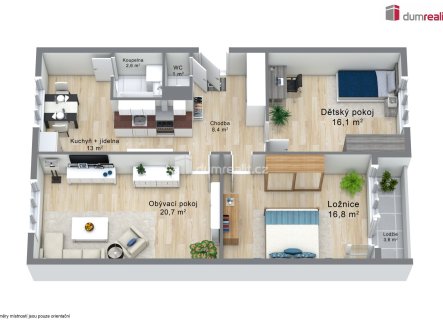 Prodej bytu, 3+1, 76 m², Chodov – náhled fotky 2