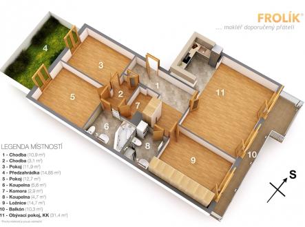 Prodej bytu, 4+kk, 138 m²