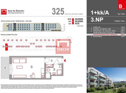 Prodej bytu, 1+kk, 34 m²