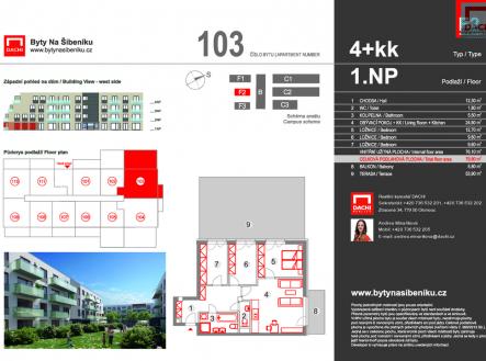 Prodej bytu, 4+kk, 79 m²