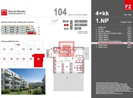 Prodej bytu, 4+kk, 79 m²