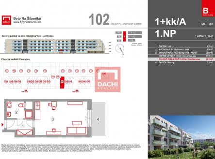 Prodej bytu, 1+kk, 35 m²