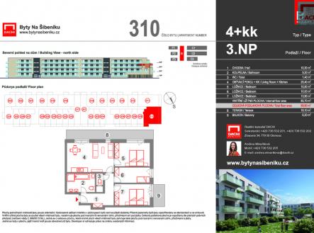 Prodej bytu, 4+kk, 90 m²