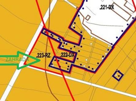 Prodej pozemku, zahrada, 1 975 m²