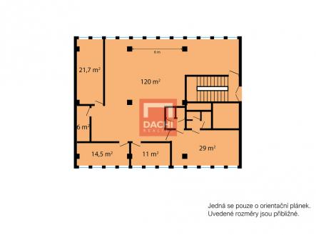 Pronájem - kanceláře, 202 m²