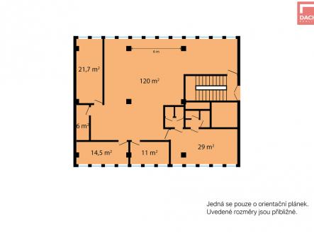 Pronájem kanceláře, 202 m²