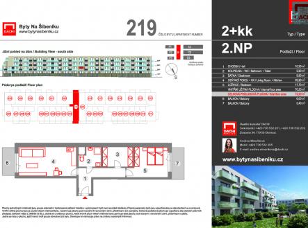 Prodej bytu, 2+kk, 72 m²