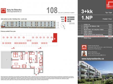 Prodej bytu, 3+kk, 85 m²
