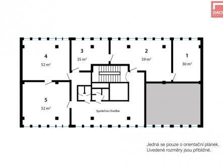 Pronájem kanceláře, 228 m²