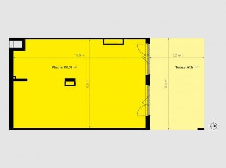 Prodej - obchodní prostor, 110 m²